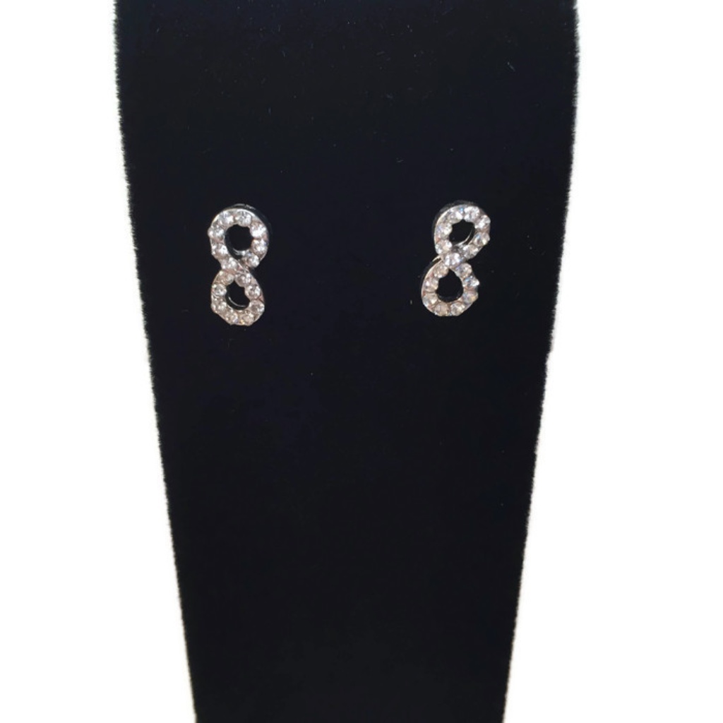 Infinity Rhinestone Earrings